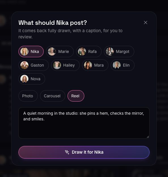 Describe the post you want